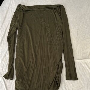 Olive Long Sleeve Dress